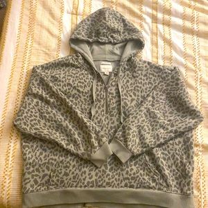American Eagle Leopard Hoodie